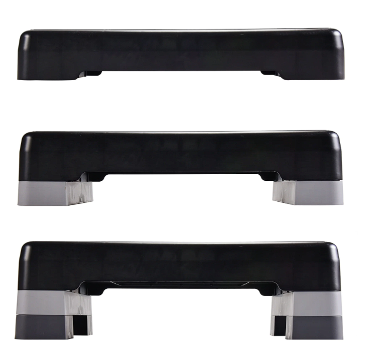 3-Level Aerobic Step Deck , Adjustable to 4"-6"-8" Heights,